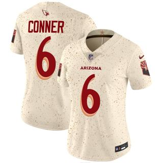 Women's Arizona Cardinals #6 James Conner Nike 2025 Rivalries Vapor Limited Stitched Jersey