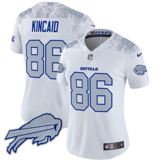 Women's Buffalo Bills #86 Dalton Kincaid 2025 Rivalries Nike Vapor Limited Stitched Jersey