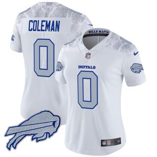 Women's Buffalo Bills #0 Keon Coleman 2025 Rivalries Nike Vapor Limited Stitched Jersey