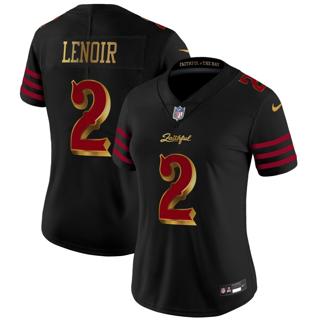 Women's San Francisco 49ers #2 Deommodore Lenoir Nike 2025 Rivalries Vapor Limited Jersey