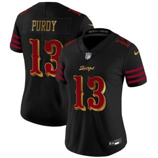 Women's San Francisco 49ers #13 Brock Purdy Nike 2025 Rivalries Vapor Limited Jersey