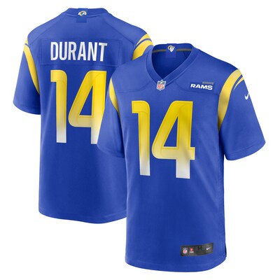 Men's Los Angeles Rams #14 Cobie Durant Royal Nike Vapor Limited Stitched Jersey