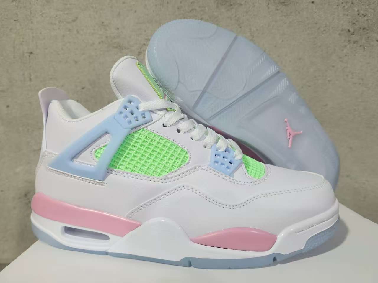 Women's Running weapon Jordan 4 White Shoes 058