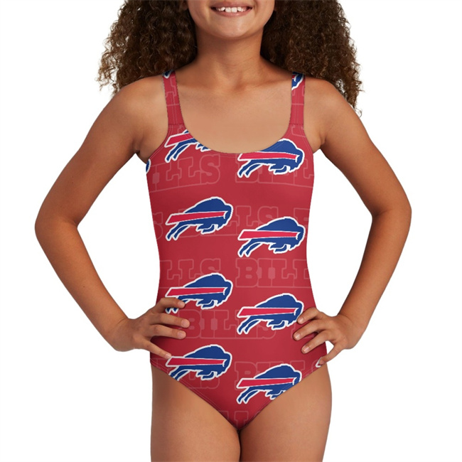 Youth Buffalo Bills Bodysuit Comfortable Swimwear Beachwear Bathing 001(Pls check description for details)