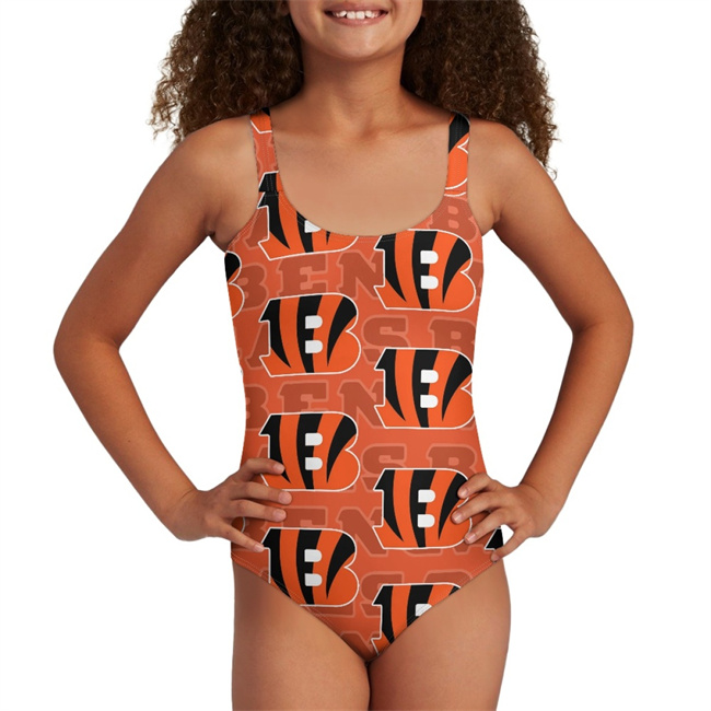 Youth Cincinnati Bengals Bodysuit Comfortable Swimwear Beachwear Bathing 001(Pls check description for details)