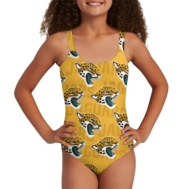 Youth Jacksonville Jaguars Bodysuit Comfortable Swimwear Beachwear Bathing 001(Pls check description for details)