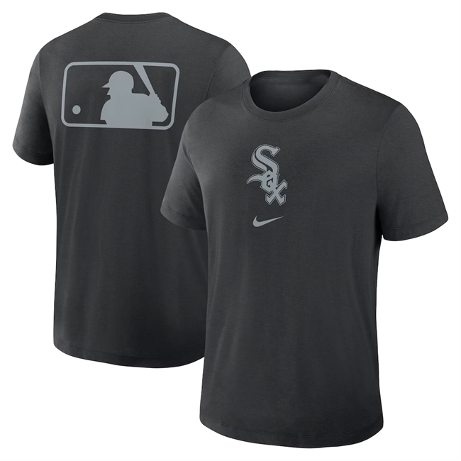 Men's Chicago White Sox Black Early Work Tri-Blend Dri-FIT T-Shirt