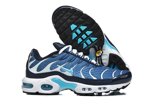 Men's Hot sale Running weapon Air Max TN1 Blue-White Shoes 060