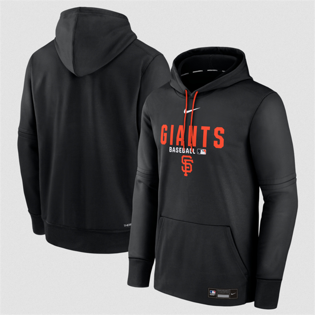 Men's San Francisco Giants Black 2026 Collection Therma-FIT Hoodie
