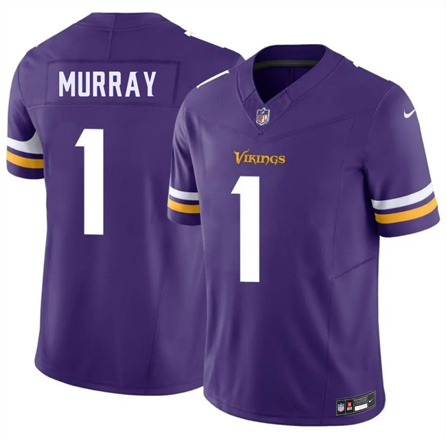 Youth Minnesota Vikings #1 Kyler Murray Purple 2026 F.U.S.E. Vapor Untouchable Limited Stitched Jersey