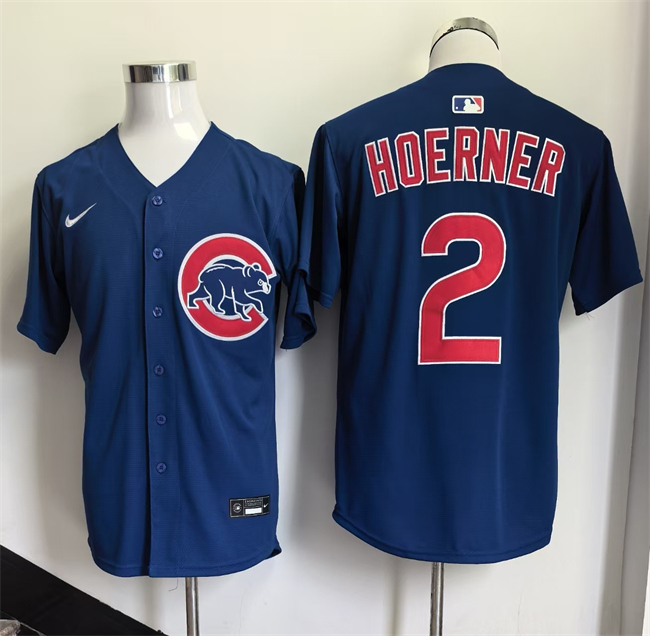 Men's Chicago Cubs #2 Alex Bregman Blue 2026 Limited Stitched Baseball Jersey