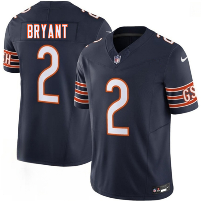 Men's Chicago Bears #2 Coby Bryant Navy 2026 F.U.S.E. Vapor Untouchable Limited Stitched Football Jersey