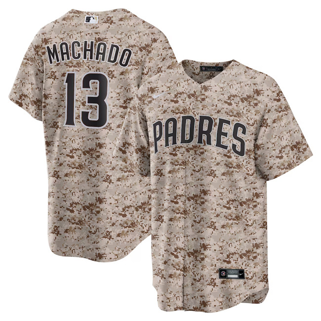 Youth San Diego Padres ACTIVE PLAYER Custom Camo Stitched Baseball Jersey
