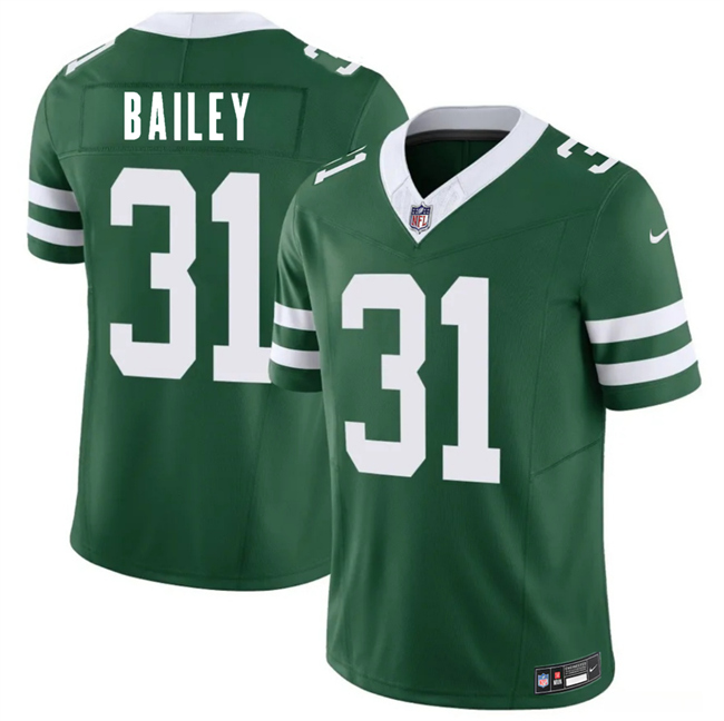 Men's New York Jets #31 David Bailey Green 2026 Draft F.U.S.E. Vapor Untouchable Limited Stitched Jersey