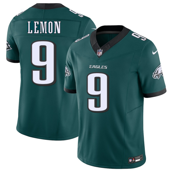 Men's Philadelphia Eagles #9 Makai Lemon Green 2026 Draft F.U.S.E. Vapor Untouchable Limited Stitched Football Jersey