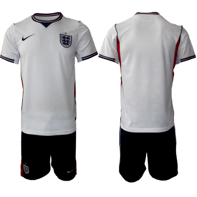 Men's England 2026 White Home Soccer Jersey Suits
