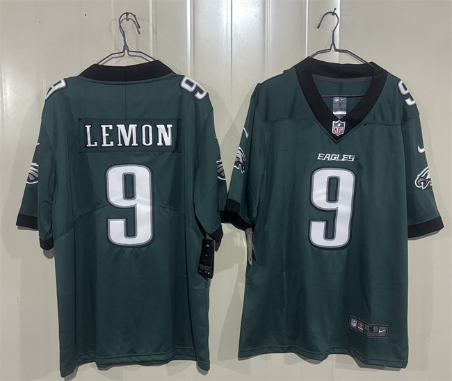 Men's Philadelphia Eagles #9 Makai Lemon Green 2026 Draft Vapor Untouchable Limited Stitched Football Jersey