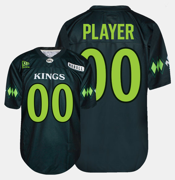 Men's Louisville Kings Custom Green Home Football Jersey
