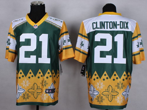 Nike Green Bay Packers #21 Ha Ha Clinton-Dix 2015 Noble Fashion Elite Jersey