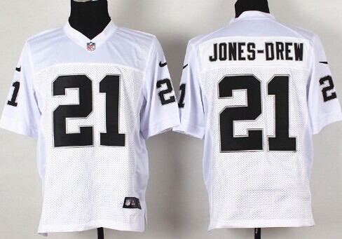 Nike Oakland Raiders #21 Maurice Jones-Drew Black White Jersey