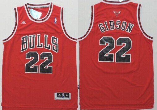 Chicago Bulls #22 Taj Gibson Revolution 30 Swingman Red Jersey