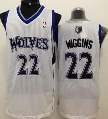 Minnesota Timberwolves #22 Andrew Wiggins White Swingman Jersey