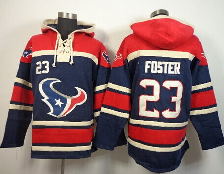 Houston Texans #23 Arian Foster 2014 Blue Hoodie