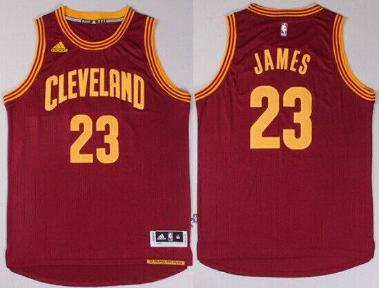 Cleveland Cavaliers #23 LeBron James Revolution 30 Swingman 2014 New Red Jersey