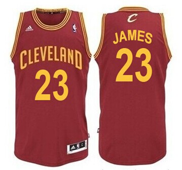 Cleveland Cavaliers #23 LeBron James Red Swingman Jersey