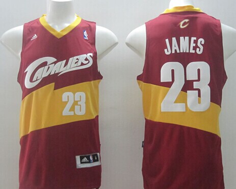 Cleveland Cavaliers #23 LeBron James Revolution 30 Swingman 2014 Red Jersey