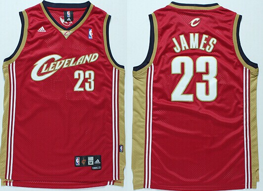 Cleveland Cavaliers #23 LeBron James 2003 Red Swingman Jersey