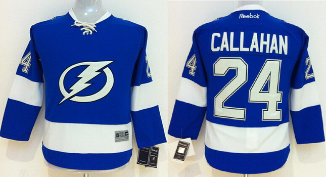 Tampa Bay Lightning #24 Ryan Callahan New White Kids Jersey