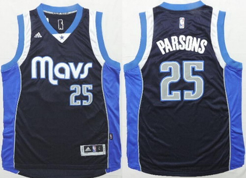 Dallas Mavericks #25 Chandler Parsons Revolution 30 Swingman 2014 New Navy Blue Jersey