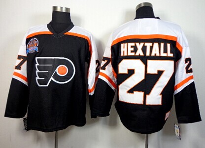 Philadelphia Flyers #27 Ron Hextall Stanley Cup Black Throwback CCM Jersey