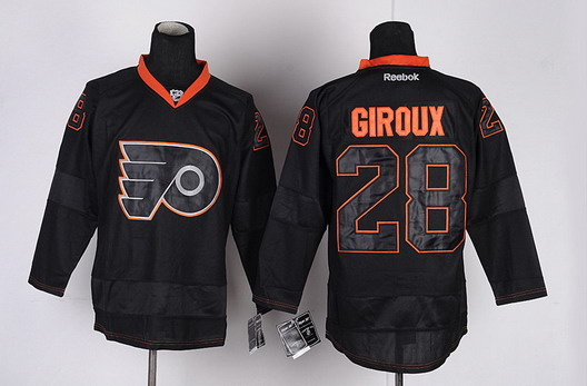 Philadelphia Flyers #28 Claude Giroux Black Ice Jersey