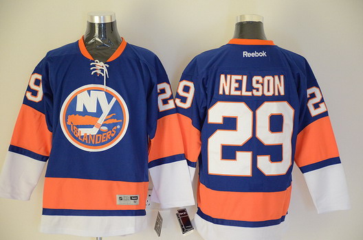 New York Islanders #29 Brock Nelson Light Blue Jersey