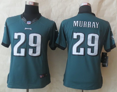 Nike Philadelphia Eagles #29 DeMarco Murray 2014 Dark Green Limited Womens Jersey