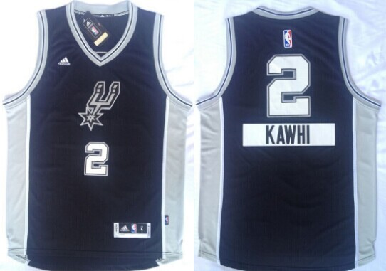 San Antonio Spurs #2 Kawhi Leonard Revolution 30 Swingman 2014 Christmas Day Black Jersey