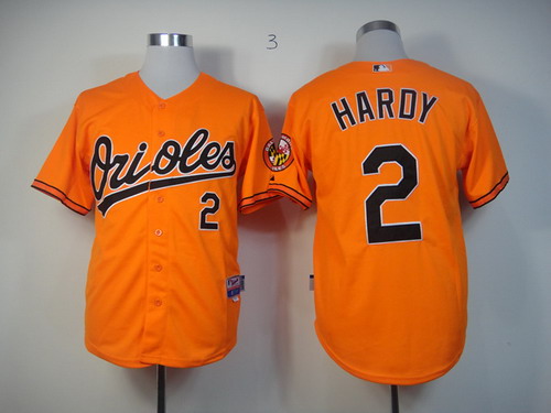 Baltimore Orioles #2 J.J. Hardy Orange Jersey