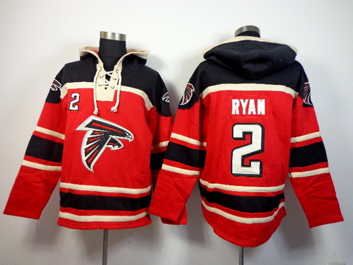 Atlanta Falcons #2 Matt Ryan 2014 Red Hoodie