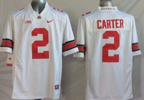 Ohio State Buckeyes #2 Cris Carter 2014 White Limited Jersey