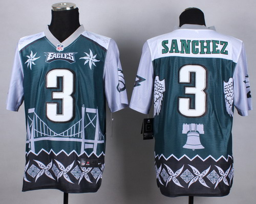 Nike Philadelphia Eagles #3 Mark Sanchez 2015 Noble Fashion Elite Jersey