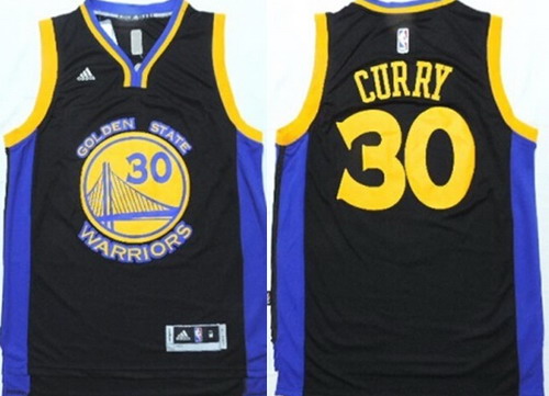 Golden State Warriors #30 Stephen Curry Revolution 30 Swingman 2014 New Black Jersey