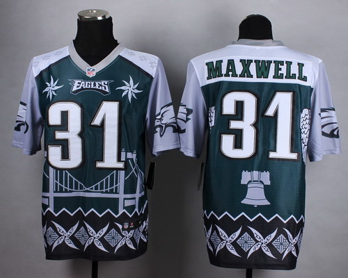 Nike Philadelphia Eagles #31 Byron Maxwell 2015 Noble Fashion Elite Jersey