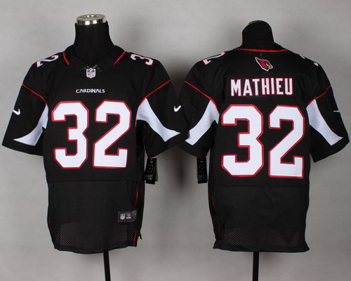 Nike Arizona Cardinals #32 Tyrann Mathieu Black Elite Jersey