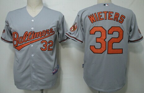 Baltimore Orioles #32 Matt Wieters Gray Kids Jersey