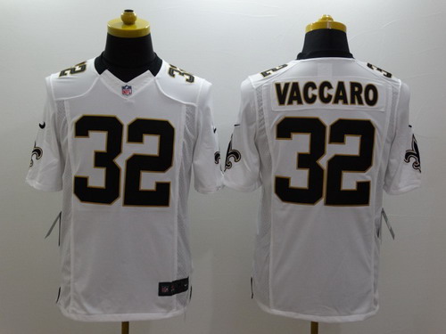 Nike New Orleans Saints #32 Kenny Vaccaro White Limited Jersey