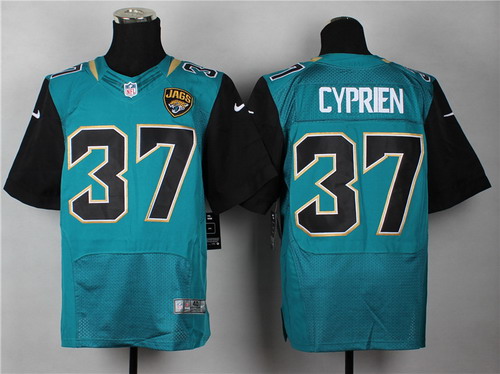 Nike Jacksonville Jaguars #37 Johnathan Cyprien 2013 Green Elite Jersey