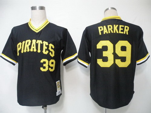 Pittsburgh Pirates #39 Dave Parker 1979 Black Throwback Jersey