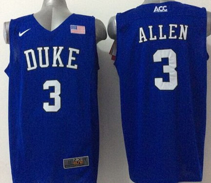 Duke Blue Devils #3 Grayson Allen 2015 Blue Jersey